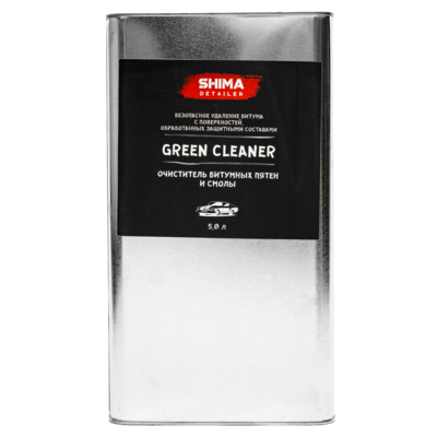 Shima Detailer Очиститель битумных пятен и смолы Green cleaner 5л
