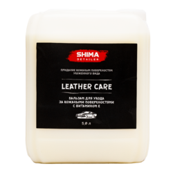 Shima Detailer Бальзам для ухода за кожаными поверхностями с витамином E Leather care 5л