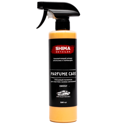 Shima Detailer Парфюмированный полироль для пластика (Апельсин и кориандр) Parfume care Energy 500мл