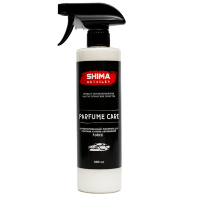 Shima Detailer Парфюмированный полироль для пластика (Лимон и сандал) Parfume care Force 500мл