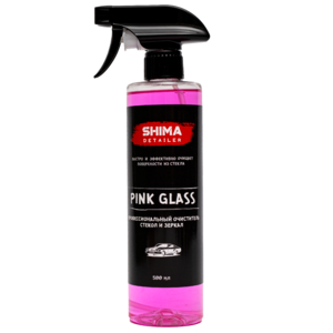 Shima Detailer Профессиональный быстродействующий очиститель стекол и зеркал Pink glass 500мл