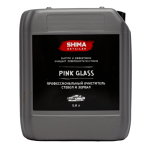 Shima Detailer Профессиональный быстродействующий очиститель стекол и зеркал Pink glass 5л