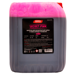 Shima Detailer Шампунь для бесконтактной мойки и моек самообслуживания с индикатором и эффектом розовой пены Secret pink 20кг