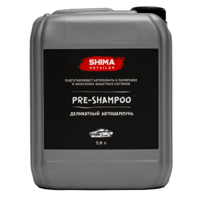 Shima Detailer Высокопенный концентрированный шампунь для ручной мойки автомобиля Pre shampoo 5л
