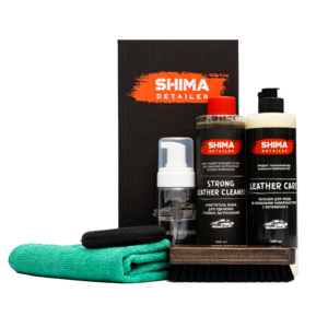 Shima Detailer Профессиональный набор для ухода за кожей автомобиля Profi leather care set