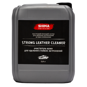 Shima Detailer Очиститель кожи для удаления стойких загрязнений Strong leather cleaner 5л