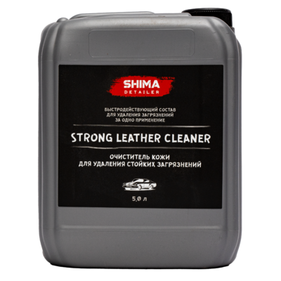 Shima Detailer Очиститель кожи для удаления стойких загрязнений Strong leather cleaner 5л