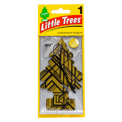 Little Trees Ароматизатор Ёлочка Золото (Gold)							 												 							