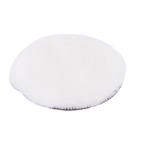 3D Несинтетический круг из шерсти ягненка, прошитый по краям Knitted Wool White Pad 76мм K-KW3