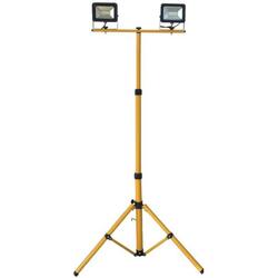 Два светодиодных прожектора на стойке FL-LED Light-PAD STAND 2x20W 4200К 3400Lm 220В IP65 Grey