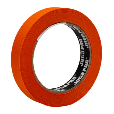 JETAPRO Лента маскирующая ORANGE, 80°С-30мин, оранжевая, 19ммx45м