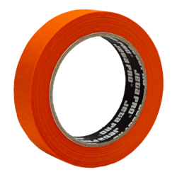 JETAPRO Лента маскирующая ORANGE, 80°С-30мин, оранжевая, 25ммx45м