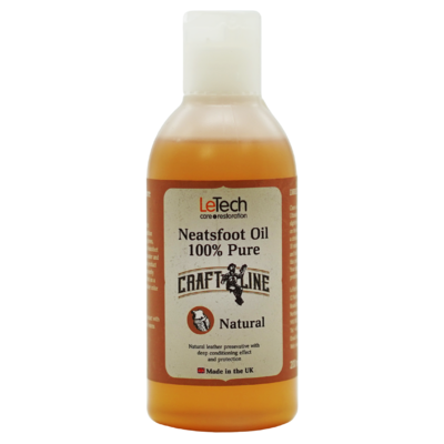LeTech Костное масло натуральное Neatsfoot Oil Natural 100% Pure 200мл