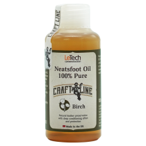 LeTech Костное масло натуральное (с запахом дёгтя) Neatsfoot Oil Natural 100% Pure 100мл 