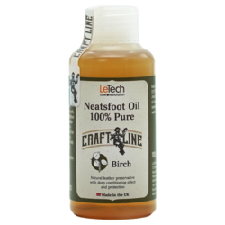 LeTech Костное масло натуральное (с запахом дёгтя) Neatsfoot Oil Natural 100% Pure 100мл