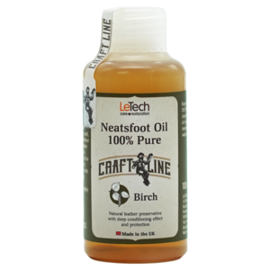 LeTech Костное масло натуральное (с запахом дёгтя) Neatsfoot Oil Natural 100% Pure 100мл