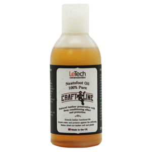 LeTech Костное масло натуральное (с запахом дёгтя) Neatsfoot Oil Natural 100% Pure 200мл