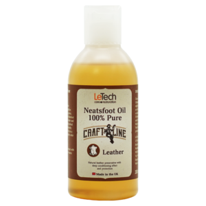 LeTech Костное масло натуральное (с запахом натуральной кожи) Neatsfoot Oil Natural 100% Pure 200мл