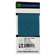 3D Шлифовальный материал в полосе Ceramic Paper 2-3/4'x13yd 180 Grit Multi-Hole G-2180R