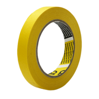 Q1 Малярная лента (желтая) Premium 18ммх50м 110°С MT118