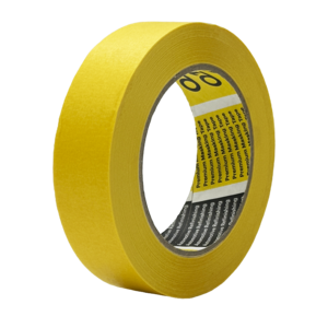 Q1 Малярная лента (желтая) Premium 30ммх50м 110°С MT130