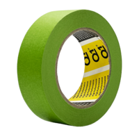 Q1 Малярная лента водостойкая (зелёная) Premium 36ммх50м 110°С HPG136