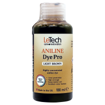 LeTech Анилиновый краситель для кожи (Aniline Dye Pro) Light Brown Expert Line 100мл