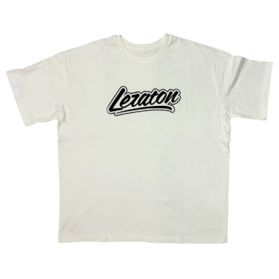 LERATON WEAR Футболка оверсайз «Leraton» (Big Logo) молочная, размер S