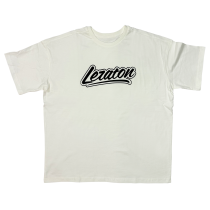 LERATON WEAR Футболка оверсайз «Leraton» (Big Logo) молочная, размер XL