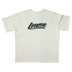 LERATON WEAR Футболка оверсайз «Leraton» (Big Logo) молочная, размер XXL