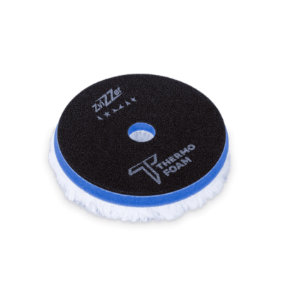 Микрофибровый круг, полутвердый интерфейс (синий) THERMO MICROFIBER 30мм (RO) 160/30/150 ZV-TM00016030MC