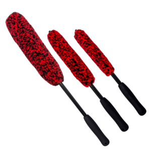 MaxShine Набор из 3-х ершиков для чистки дисков Microfiber Wheel Brush 3-Piece Kit 704603