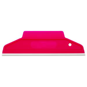 Uzlex Ракель RUBBER мягкий розовый, форма 2 в 1, со съемной ПВХ вставкой, 195 x 60 мм 2191003 