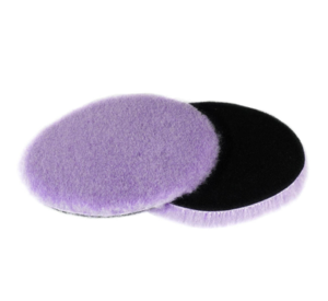 A302 Меховой круг «Лиловый«» на Липучке DA (короткий ворс 8 мм) 155/8 мм  HWPDAV-155