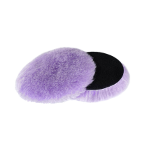 A302 Меховой круг «Лиловый» на Липучке RO (длинный ворс 23 мм) 130/23 мм HWPROV-130