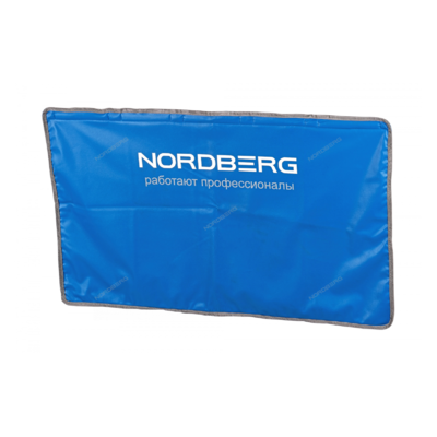 NORDBERG Накидка на крыло 110х65 прямоугольная без выреза с магнитом и подкладкой NN1R
