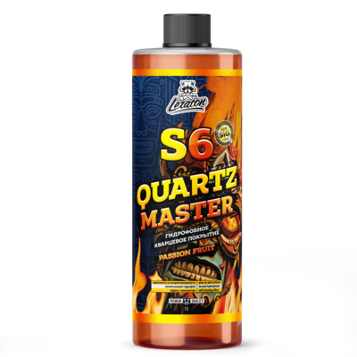 Кварцевый состав для быстрого блеска и гидрофоба LERATON S6 PASSION FRUIT 1л