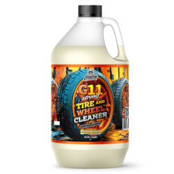 Высококонцентрированный очиститель покрышек и колесных дисков LERATON G11 STRONG 3,8л