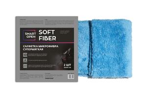 Smart Open Салфетка микрофибра супермягкая 460 г/м2 Soft Fiber 40х40 (2 шт) 160302