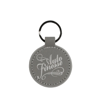 Auto Finesse Брелок для ключей, серый Round Leather Keyring Grey