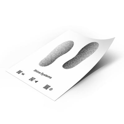 Shine Systems Бумажные двухслойные коврики для авто PaperMats 525х405 мм, 500 шт SS452