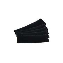 ПРОРАКЕЛЬ (Uzlex) Прямоугольные насадки из фетра для стандартного ракеля черные (5 шт) 100х30 мм 21910038