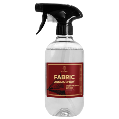 EOLITHIC Спреевый ароматизатор для текстиля FABRIC AROMA SPRAY №2 - Черный перец / Кожа / Амбра 475 мл