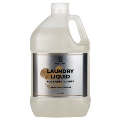 Гель для стирки детского белья без запаха EOLITHIC LAUNDRY LIQUID FOR BABIES CLOTHES 3,8 л