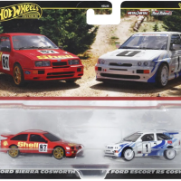 Машинка Hot Wheels Premium 87 Ford Sierra Cosworth + 93 Ford Escort RS Cosworth