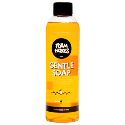 (УЦЕНКА) Foam Heroes Деликатный состав для предварительной мойки Gentle Soap Banana FHB002 500мл