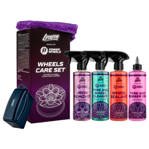 Набор по уходу за резиной и дисками LERATON x POWER WHEELS WHEEL CARE SET