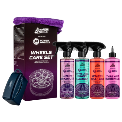 Набор по уходу за резиной и дисками LERATON x POWER WHEELS WHEEL CARE SET