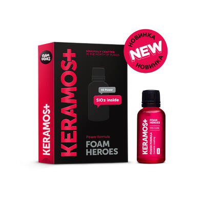 Foam Heroes Керамическое покрытие для ЛКП автомобиля Keramos+ 30мл FHB110