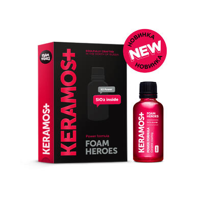 Foam Heroes Керамическое покрытие для ЛКП автомобиля Keramos+ 50мл FHB111